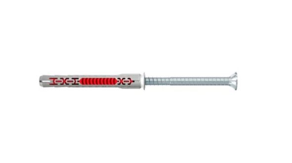 Fischer 562199 bouchon de construction DuoXpand 8 x 80 T tête fraisée