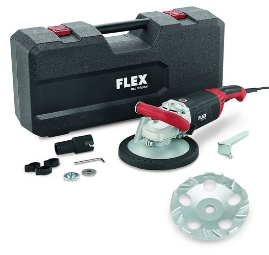 Flex-tools 418870 LD 24-6 180, Kit Thermo-Jet Ponceuse à béton 180 mm