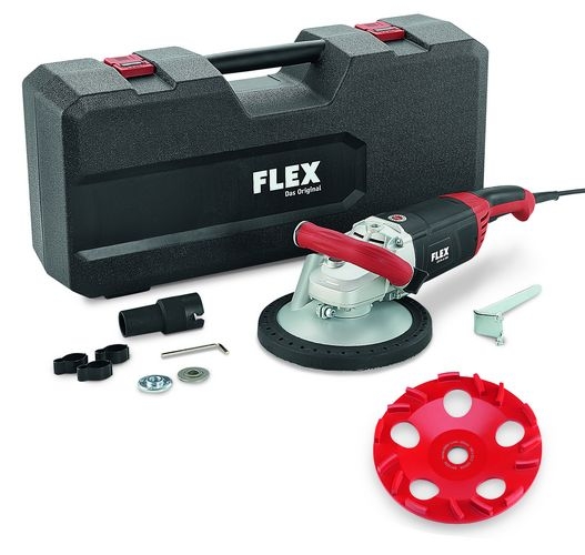 Flex-tools 418862 LD 24-6 180, Kit Estrich-Jet Ponceuse à béton 180 mm