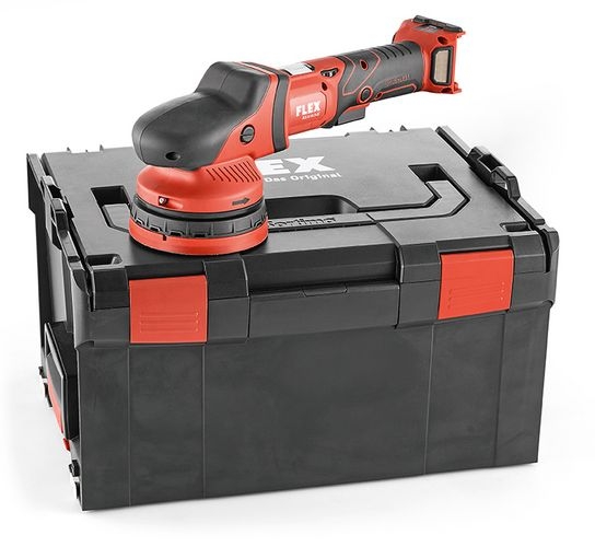 Flex-tools 459070 XCE 8 125 18.0-EC Polisseuse excentrique Accu avec entraînement couplé 18V sans batteries et chargeur en L-Boxx