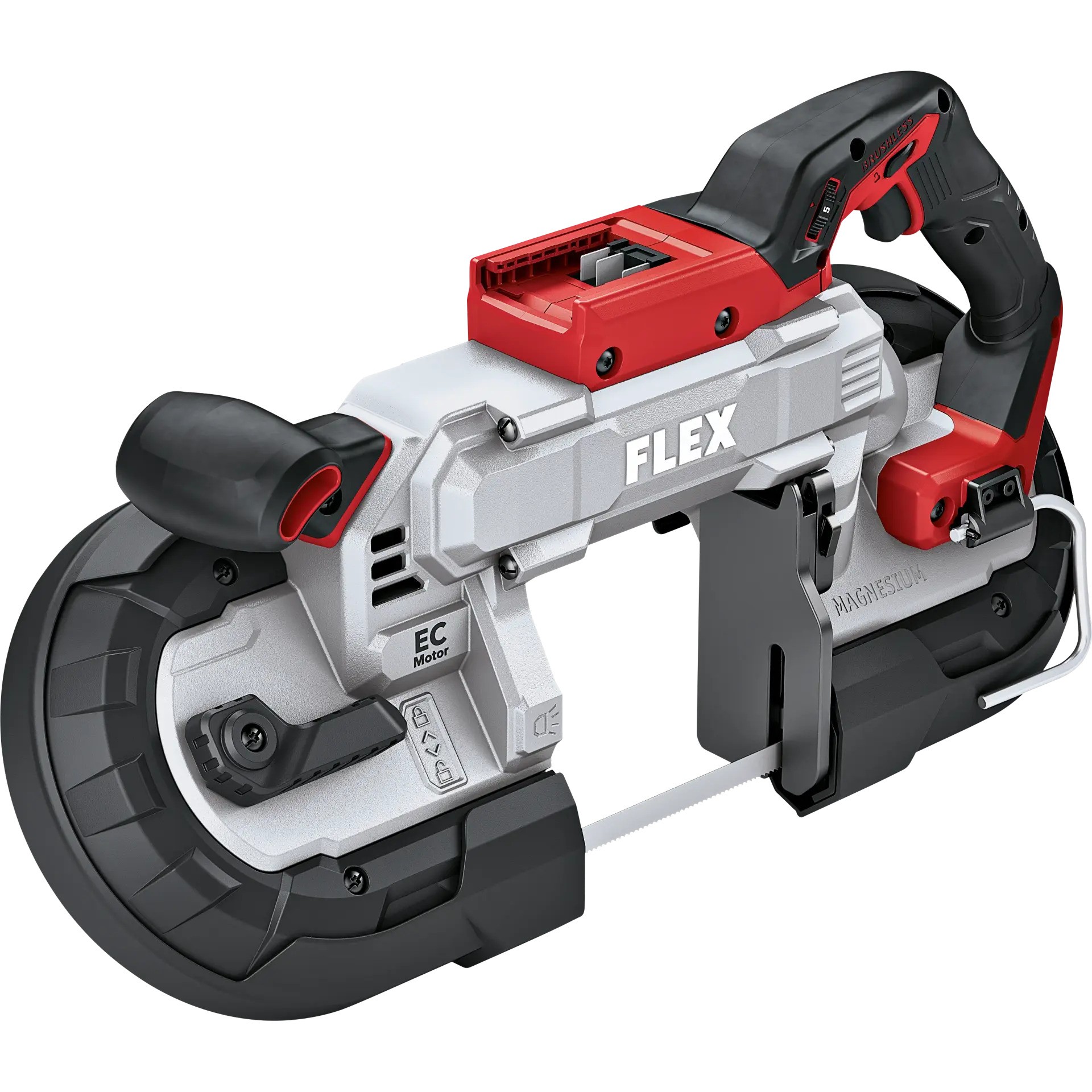 Flex-tools 531749 SBE 127 18-EC Accu Band Saw 18V excl. batteries et chargeur