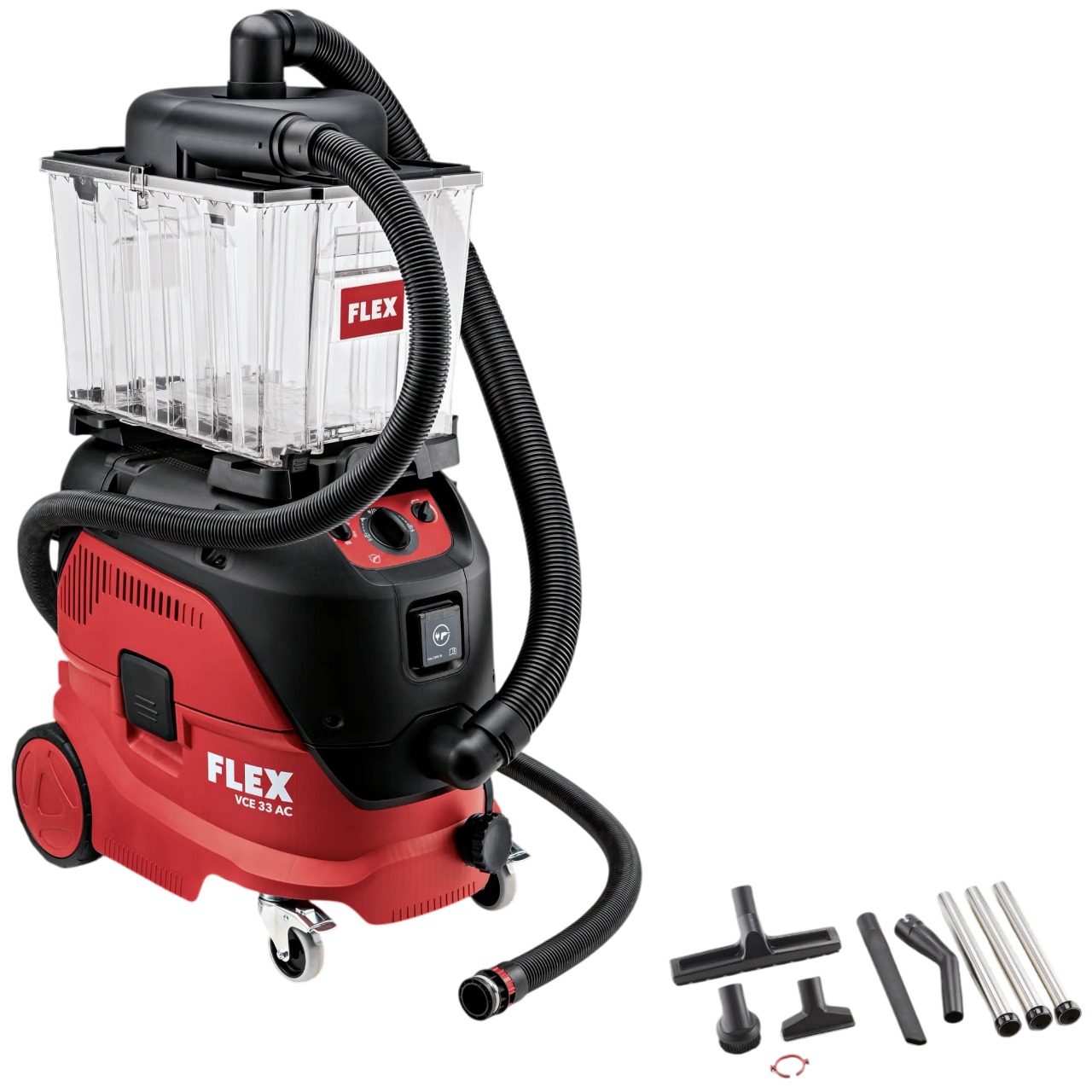 Flex-tools 536008 FLEX VCE 33 L AC-Set & VCE-PS 25 Aspirateur de sécurité 30 litres classe L avec accessoires en boîte