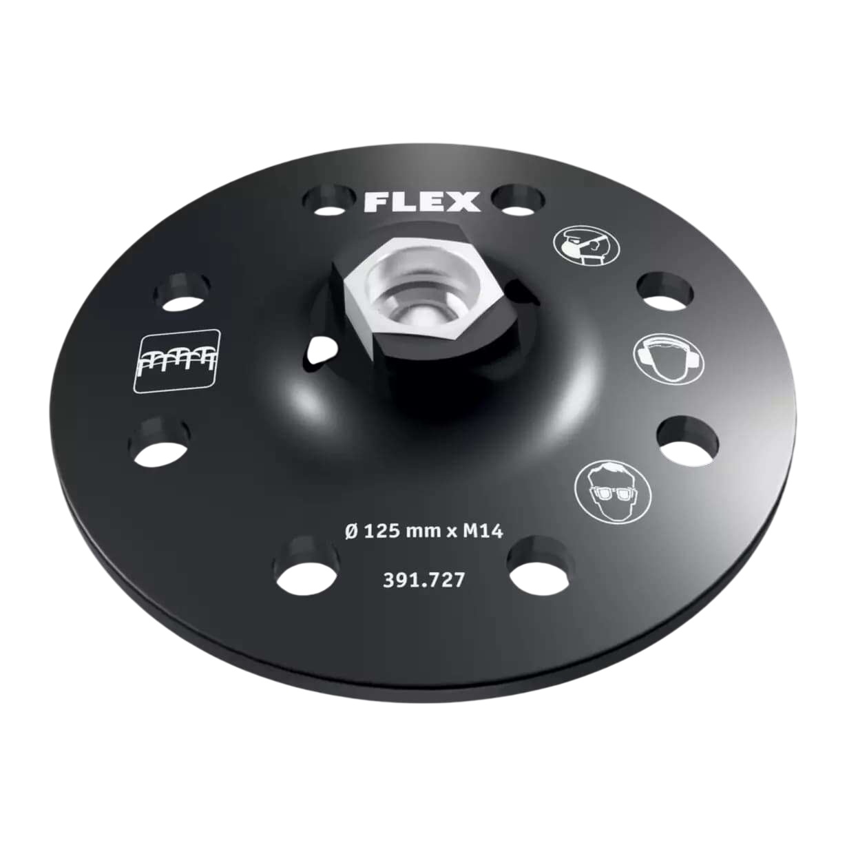 Flex-tools Accessoires 535707 SP D125-8 H/F Disque d'appui 125 mm M14