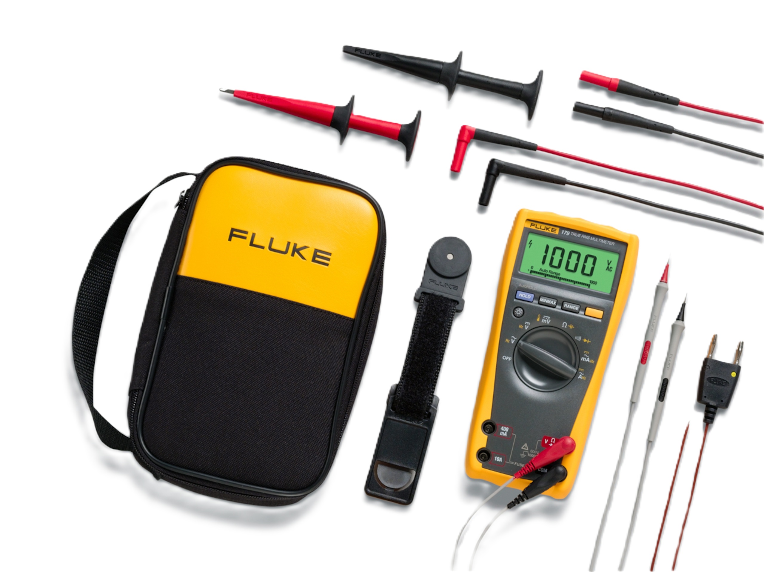 Fluke 3947719 179/EDA2/EUR Multimètre électronique et set d''accessoires Deluxe