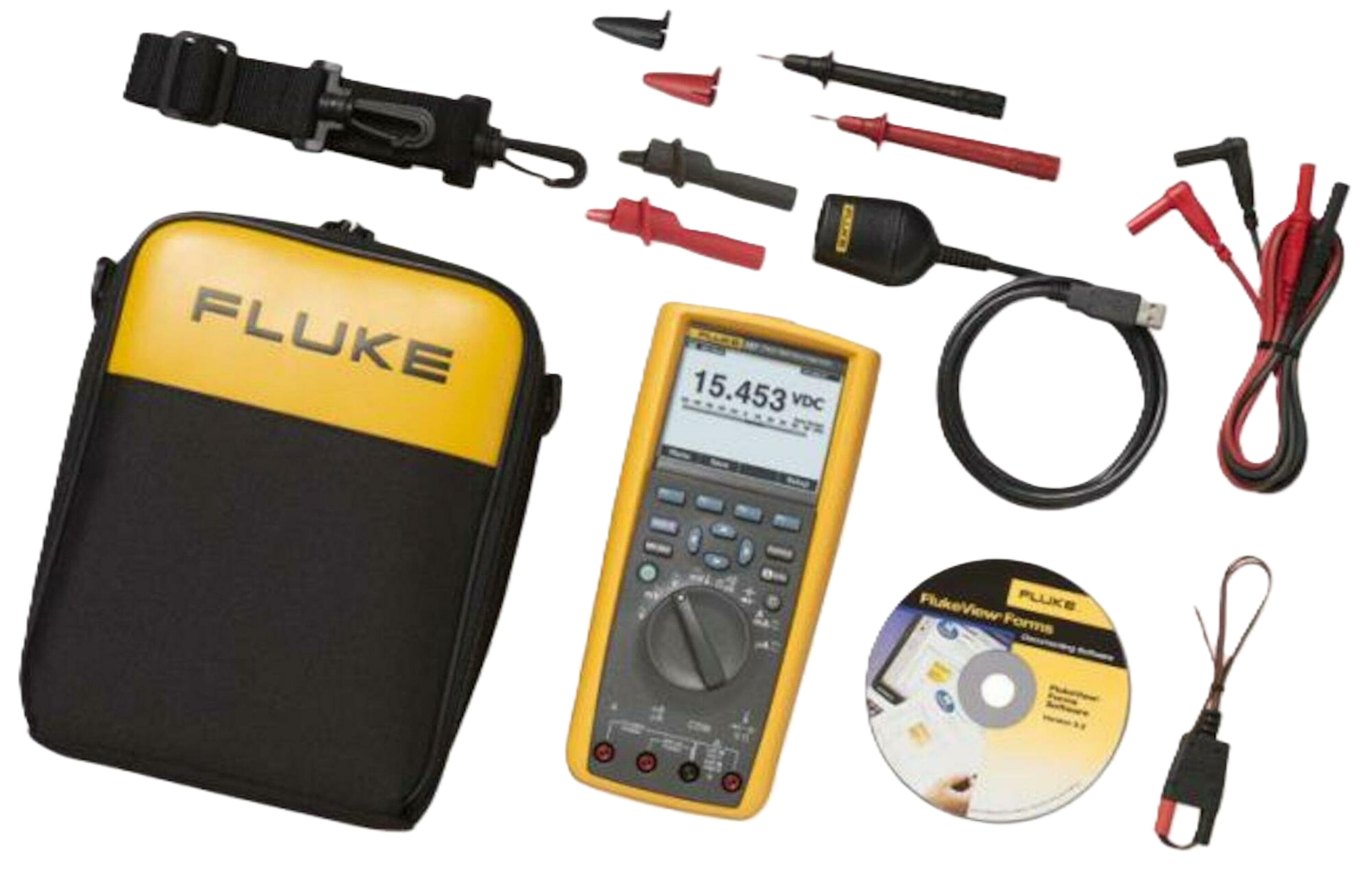 Fluke 3947796 287/FVF/EUR Kit de combinaison du Fluke 287 et du logiciel FlukeView Forms