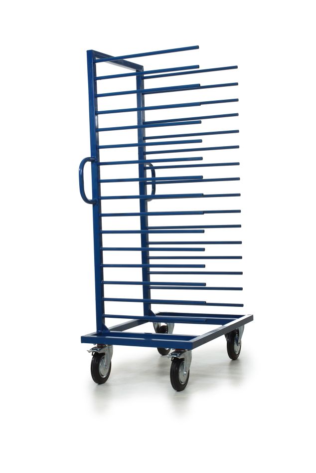 FRAMI 201.072 Chariot à haies unilatéral 1000 x 700 mm avec 2x 16 racks