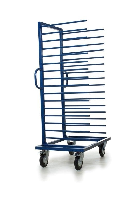 FRAMI 201.073 Chariot à haies simple face 1200 x 800 mm avec 2x 16 racks