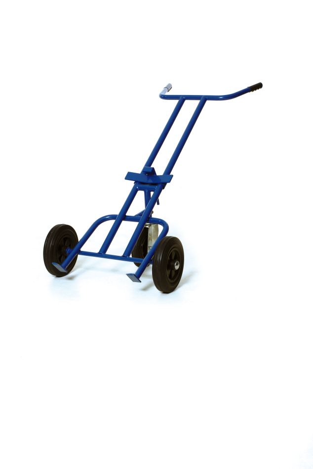 FRAMI 206.026 Chariot à fûts sur roues pneumatiques avec roue de support fûts 200l 
