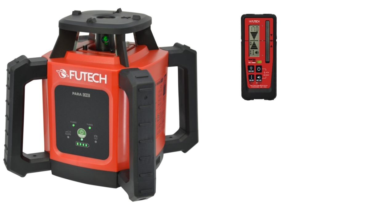 Futech 052.01G.4M Para ONE Laser vert à rotation + Récepteur Quattro MM