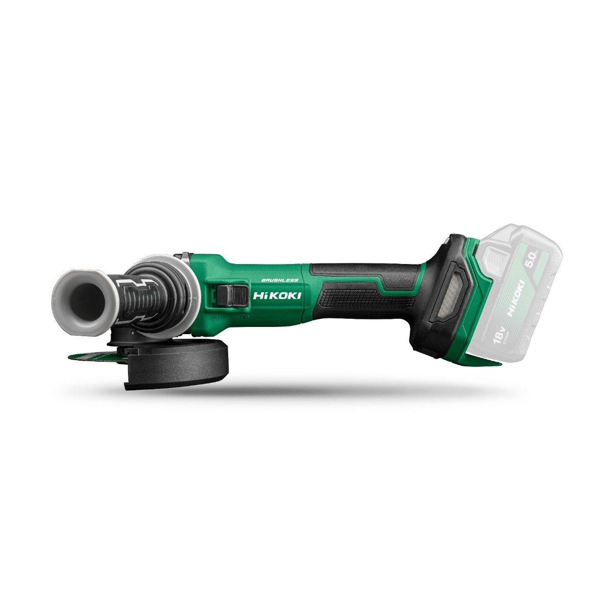 HIKOKI G1813DVEW4Z Meuleuse d'angle Accu - 18V / 125 mm - Hors chargeur et batteries
