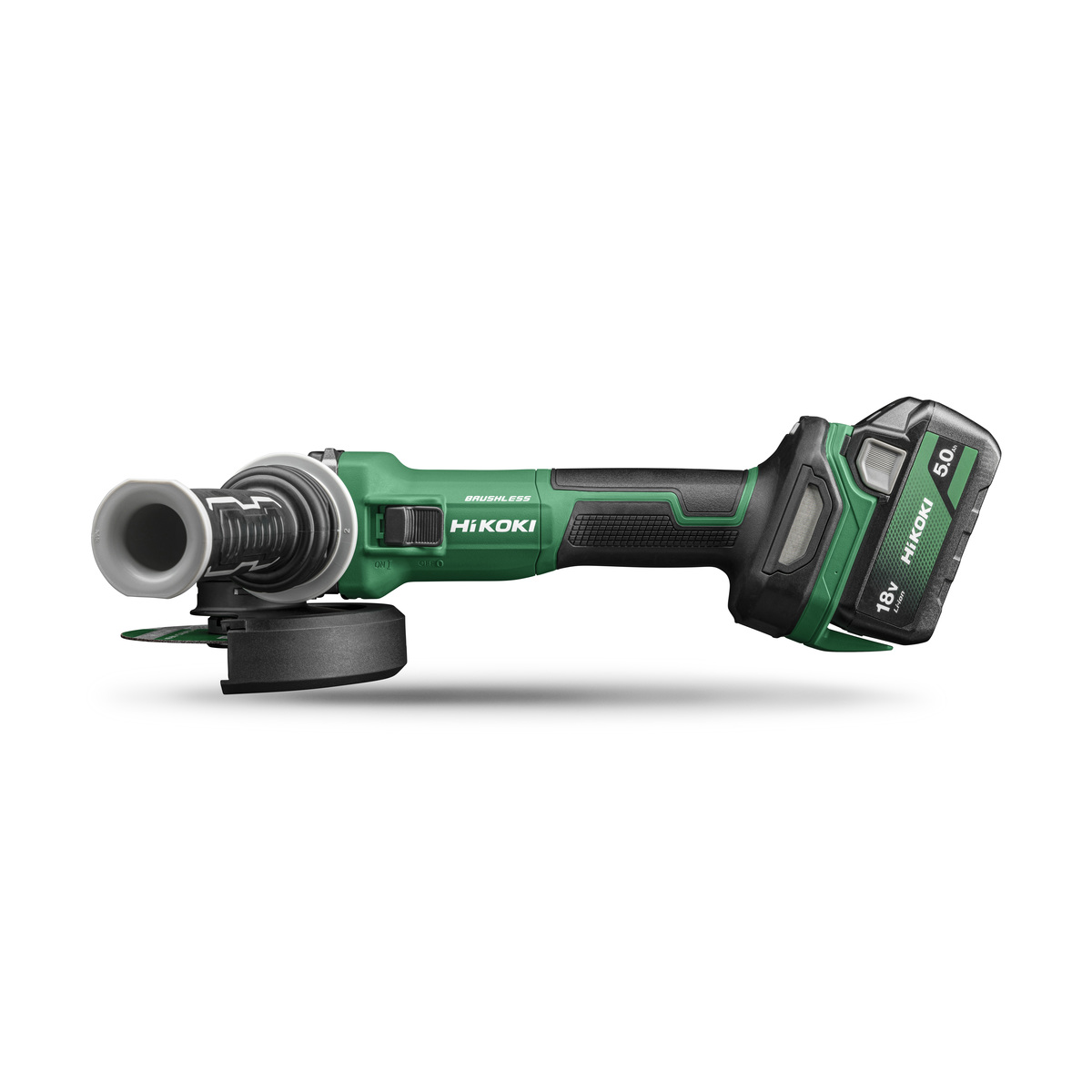 HIKOKI G1813DVEWQZ Meuleuse d'angle Multivolt Accu 125mm 18V 5.0Ah Li-Ion dans un coffret HSC II