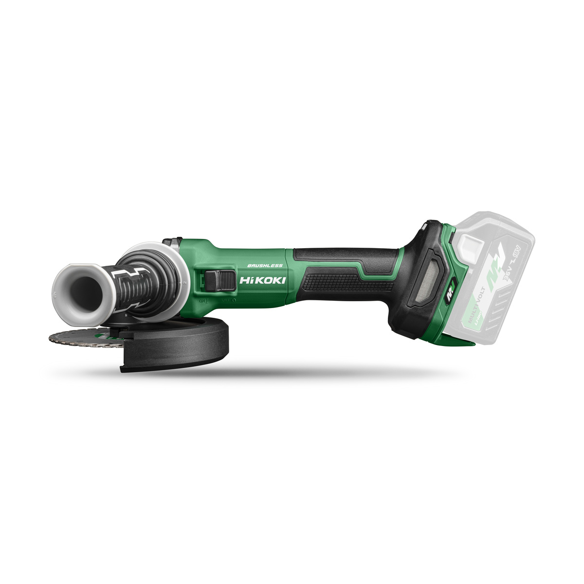 HIKOKI G3615DVEW2Z Meuleuse d'angle Accu sans balais 150 mm 36V sans batteries et chargeur dans un coffret HSC III