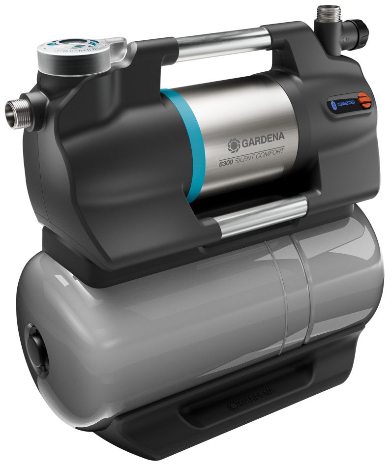 Gardena 09068-20 6300 SilentComfort Pompe hydrophore + tambour 1050W 6300 l/h