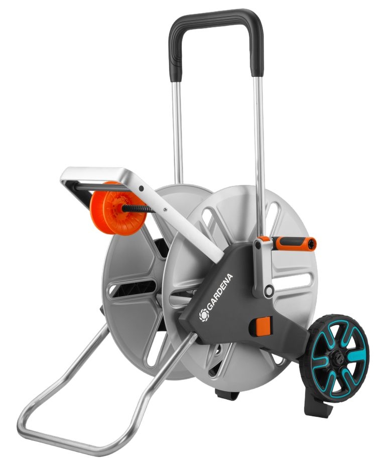 Gardena 18550-20 Chariot à tuyaux AquaRoll L Easy Metal Set