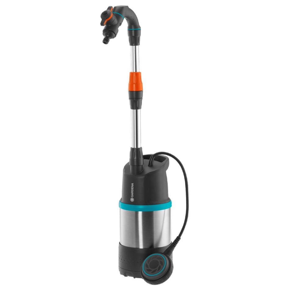 Gardena 01764-20 Pompe pour réservoir d'eau de pluie 4700/2 en acier inoxydable