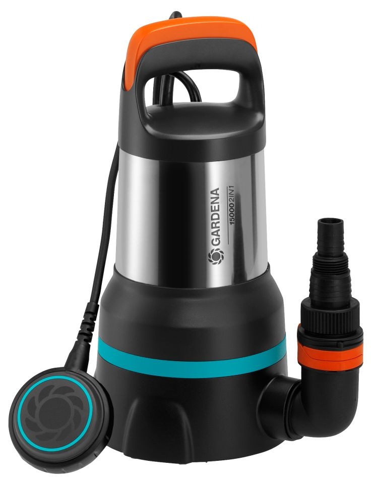Gardena 09048-20 Pompe submersible pour eaux usées 15000