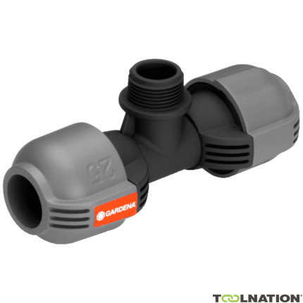 Gardena 02787-20 2787-20 Pièce en T filetage extérieur 25mm 3/4 pouce