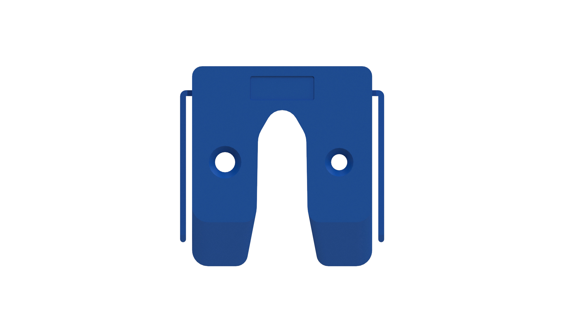 GB 34504.B006 Plaque de remplissage avec pieds réglables bleu 4 mm 192 pièces