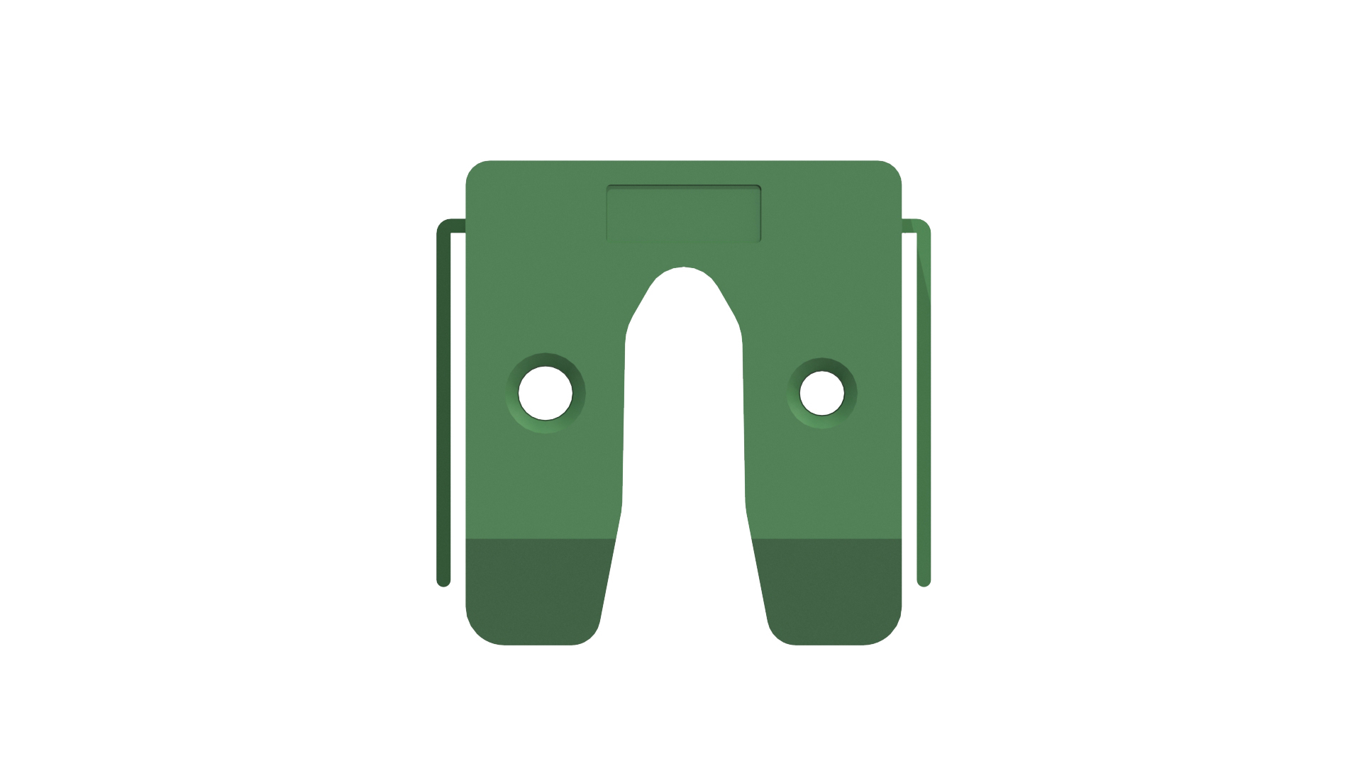 GB 34510.B006 Plaque de remplissage avec pieds réglables vert 10 mm 78 pièces