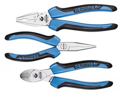 Gedore 6701110 S 8003 JC Kit de pinces, 3 pièces