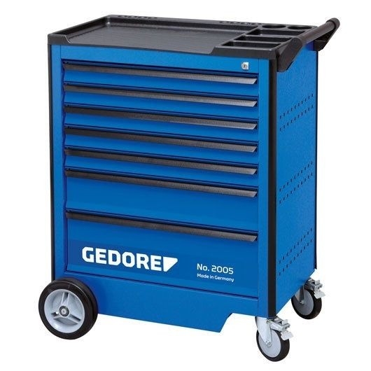 Gedore 1803018 2005 0511 Chariot à outils avec 7 tiroirs