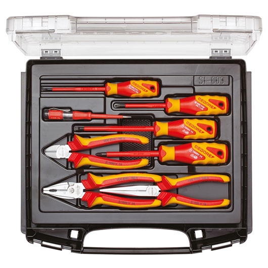 Gedore 1828045 1101-003 Jeu d'outils VDE en I-Boxx 8 pièces