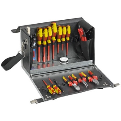 Gedore 1953710 1091 Boîte à outils d'électricien 18 pièces