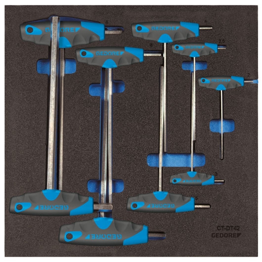 Gedore 2309009 1500 CT2-DT 2142 Jeu de clés à molette 9 pièces