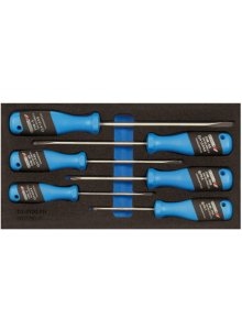 Gedore 2309130 1500 CT1-2150 PH Jeu de tournevis 3-C en module CT 6 pièces