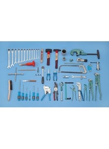 Gedore 2319888 S 1024 Assortiment sanitaire PROFI, 63 pièces.