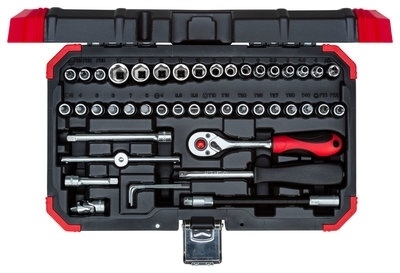 Gedore RED 3300052 R49003046 Jeu de clés à douille 1/4" métrique 46 pièces