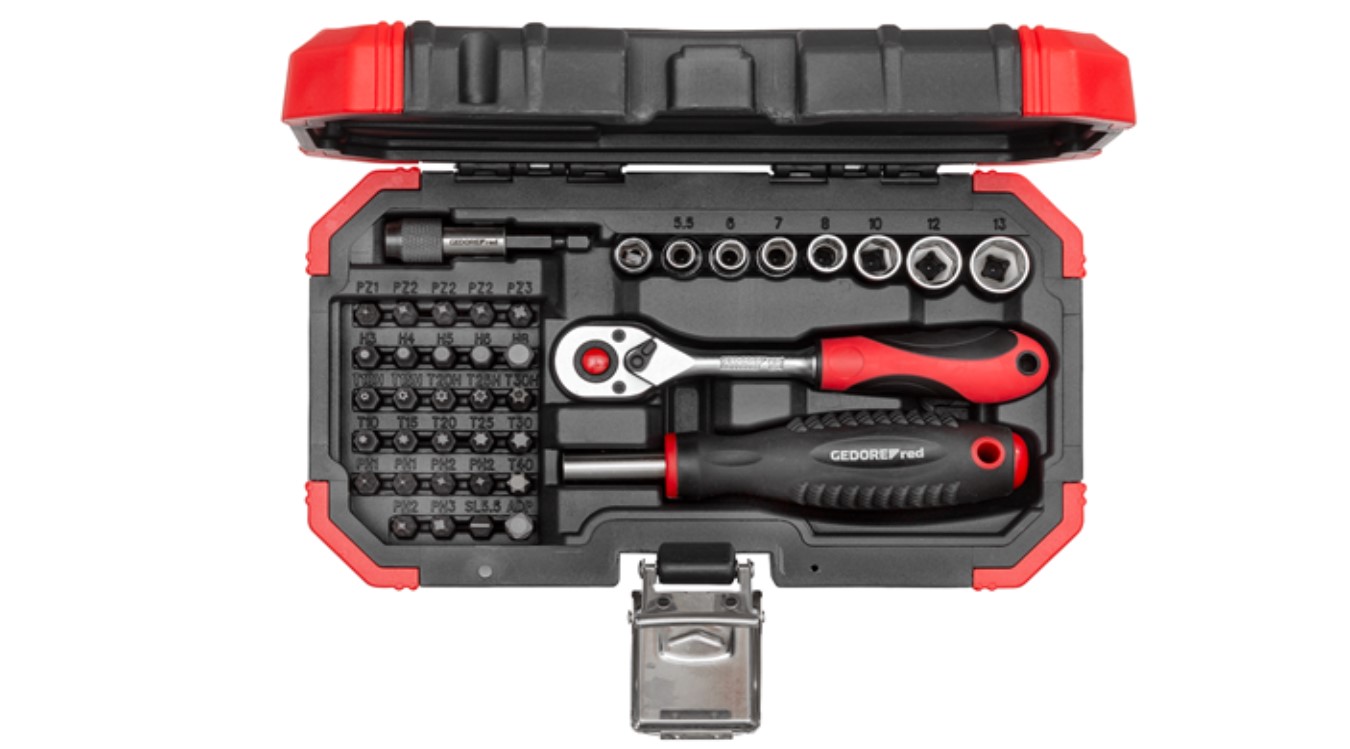 Gedore RED 3301349 R33003040 Jeu d'embouts 1/4