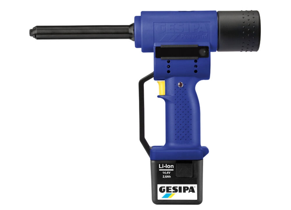 Gesipa 217240041 Riveteur aveugle Powerbird Solar 2x batterie 2.6Ah