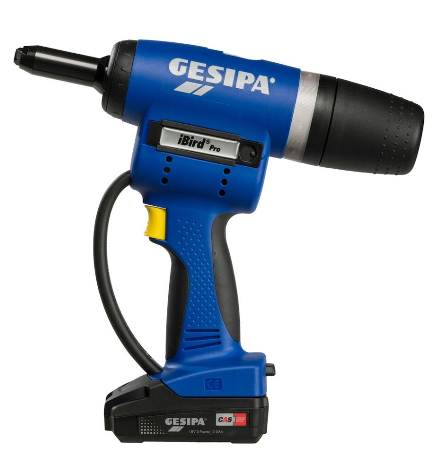 Gesipa 211679662 Pince à rivets aveugles à batterie ACCUBIRD PRO CAS dans un étui en plastique