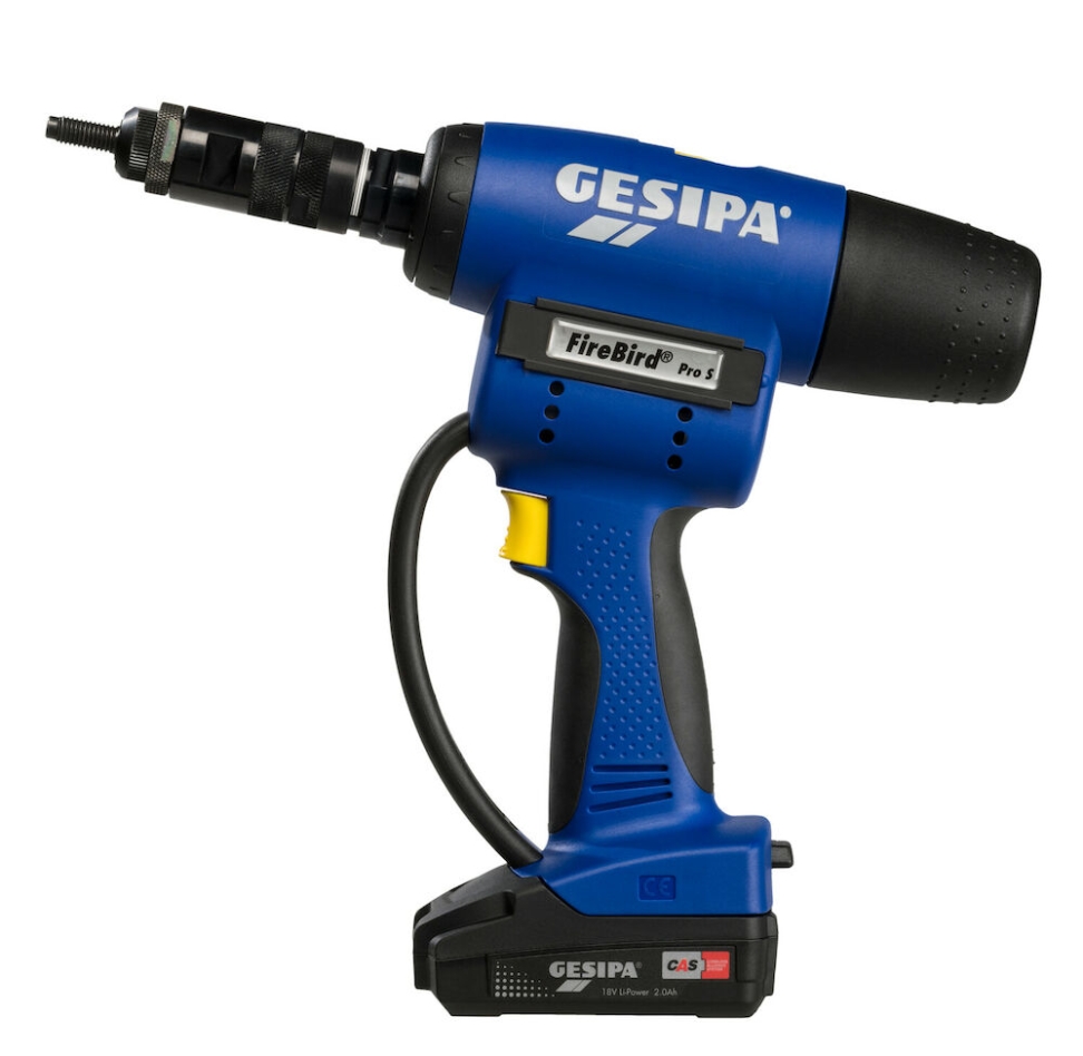 Gesipa 211679670 Pince à rivets aveugles à piles FIREBIRD PRO CAS 1679670 IN K. KOFFER INCL. M4, M5 ET M6