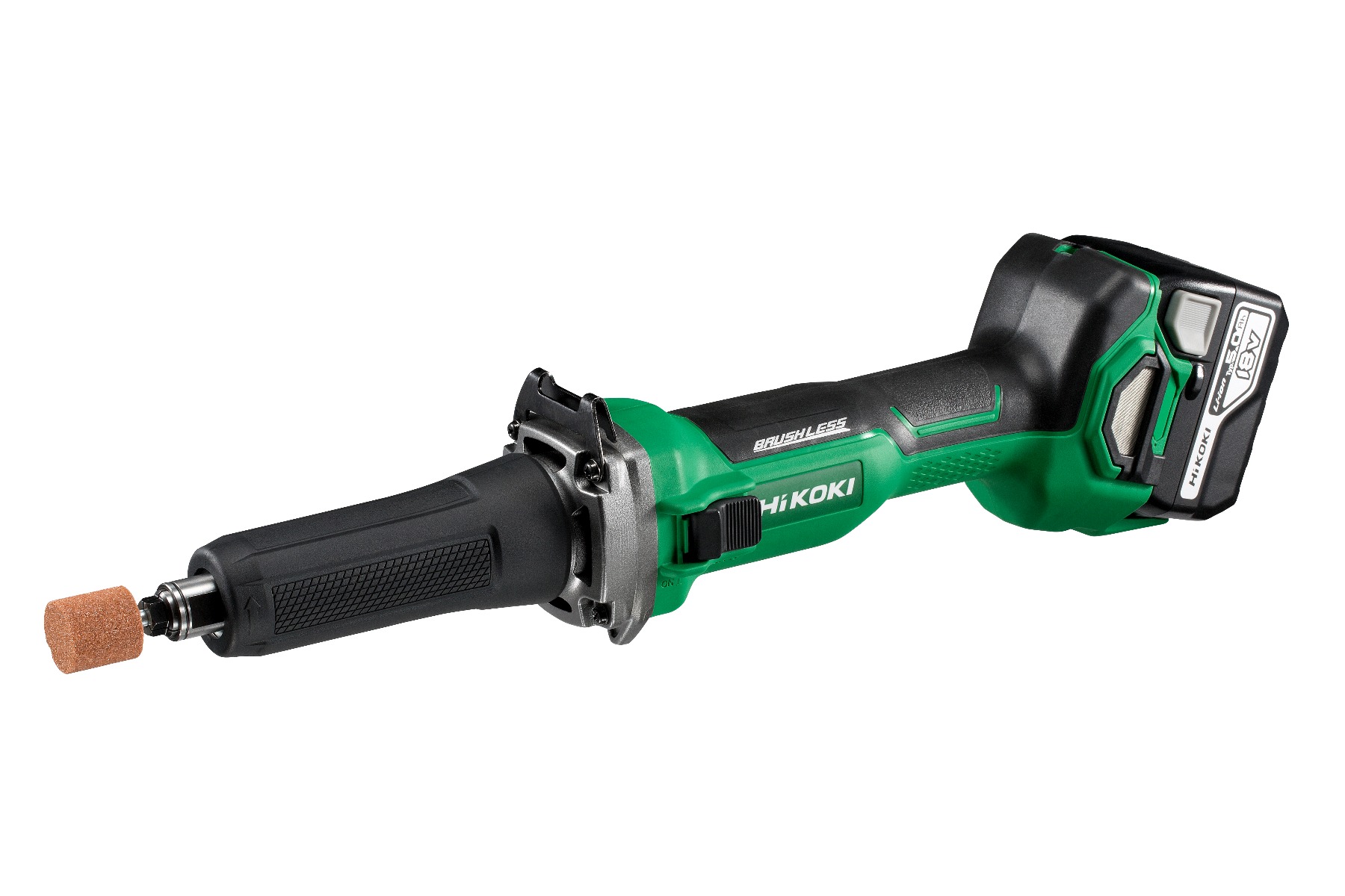 HIKOKI GP18DAWGZ Meuleuse droite Accu 18 Volt 5.0Ah Li-Ion en coffret