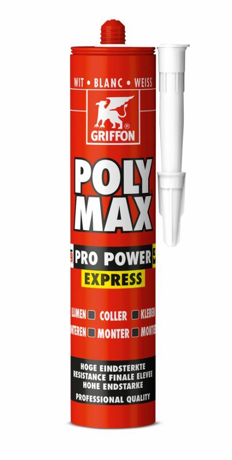 Griffon 6306289 PolyMax Pro Power express blanc 435g