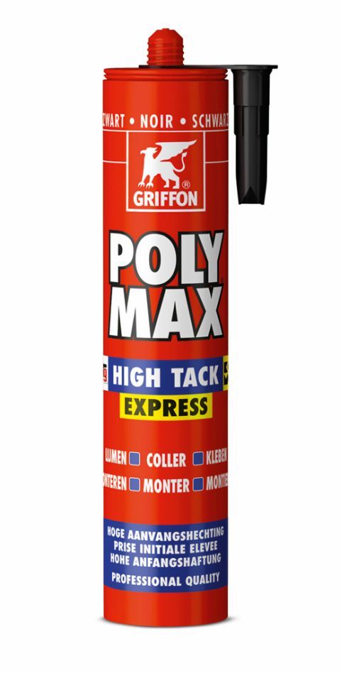Griffon 6311639 PolyMax High Tack Express noir 435g