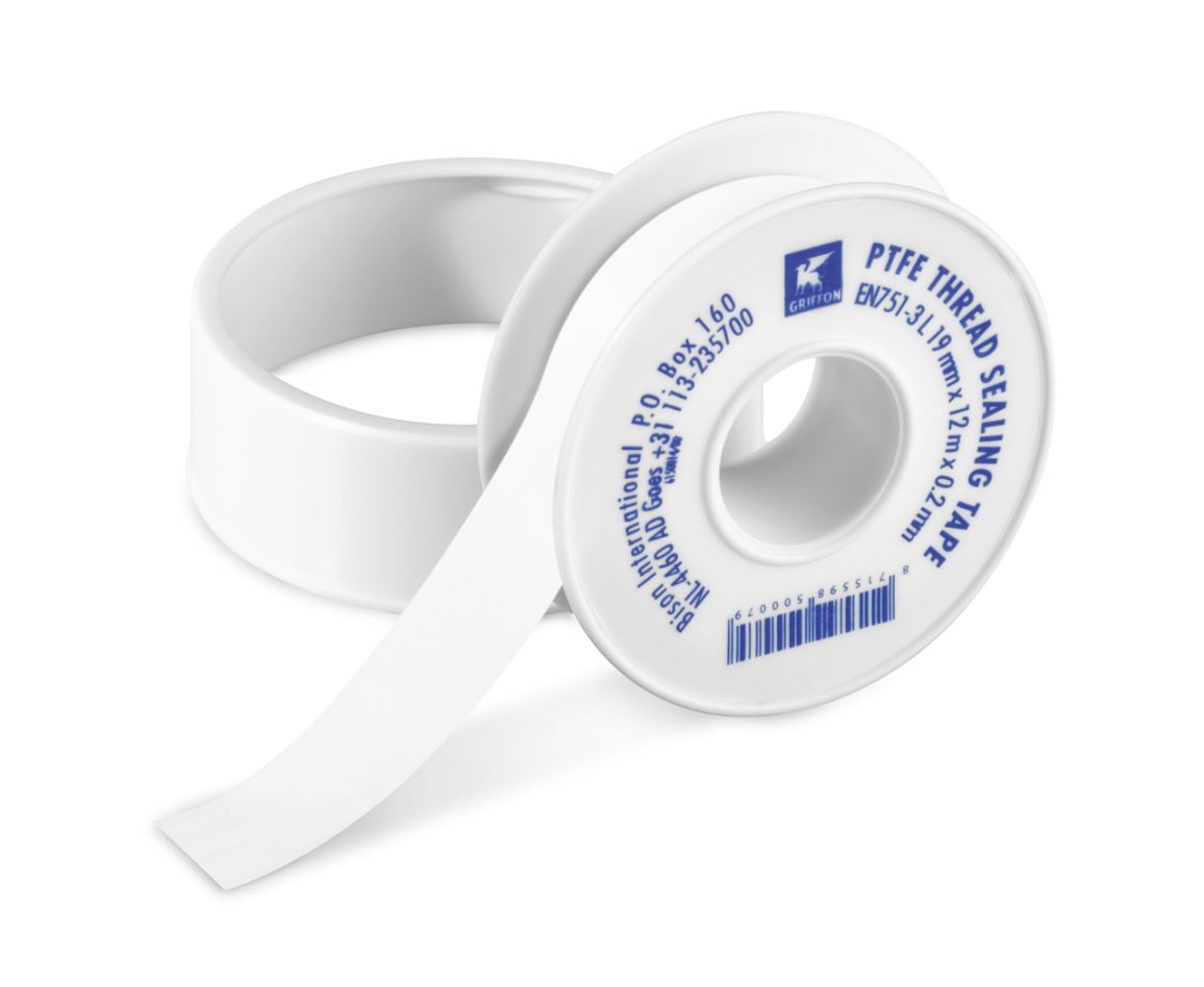 Griffon 6150014 Ruban PTFE Professionnel 19mm x 12m