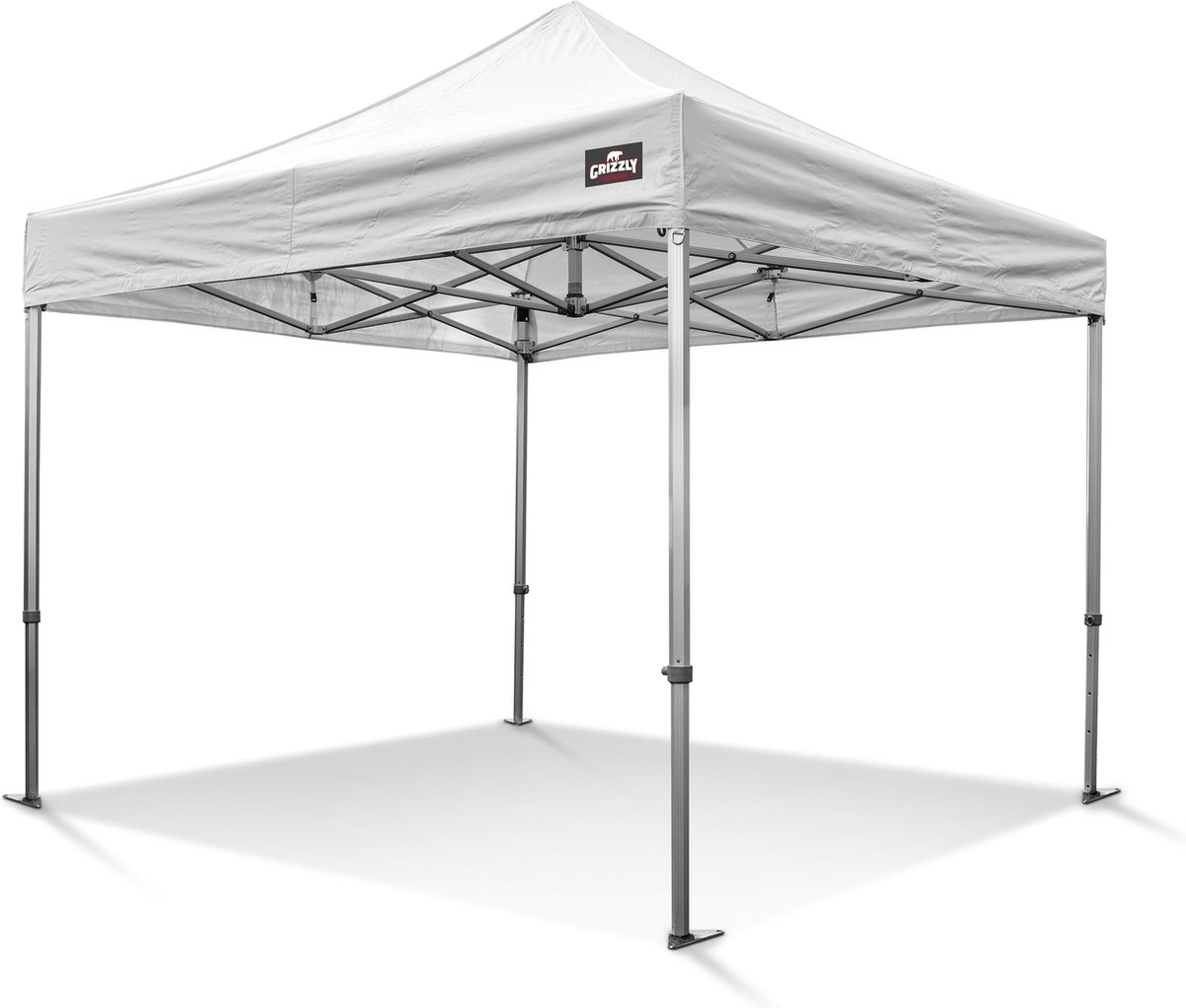 Grizzly Outdoor GOW5044W GO-WORK50 Tente de travail 4x4 m Blanc