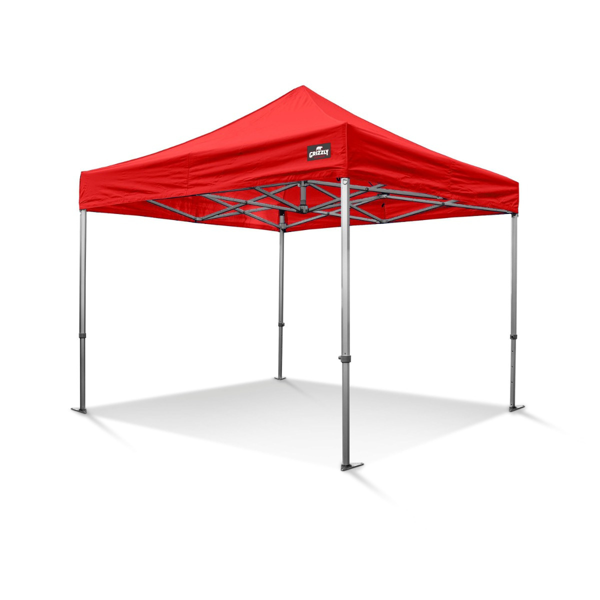 Grizzly Outdoor GOW33R GO-WORK Tente de travail 3x3 m Rouge