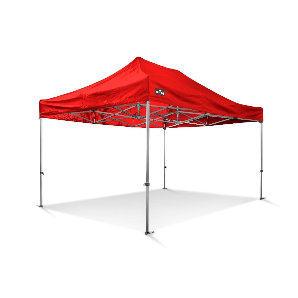 Grizzly Outdoor GOW50345R GO-WORK50 Tente de travail 3x4,5 m Rouge