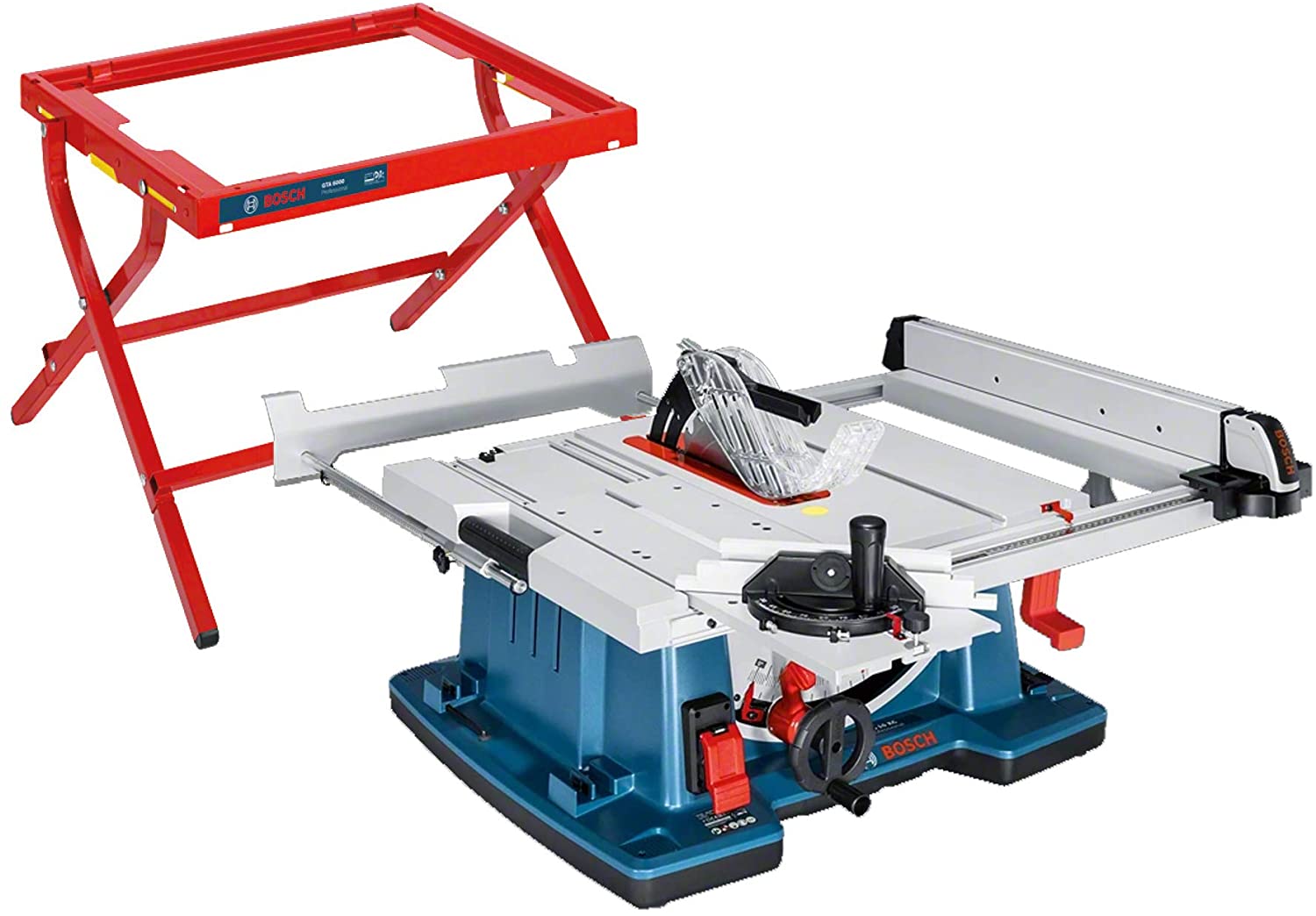 Bosch Bleu GTS10XCGTA600 GTS 10 XC Scie à table + Table de travail GTA6000