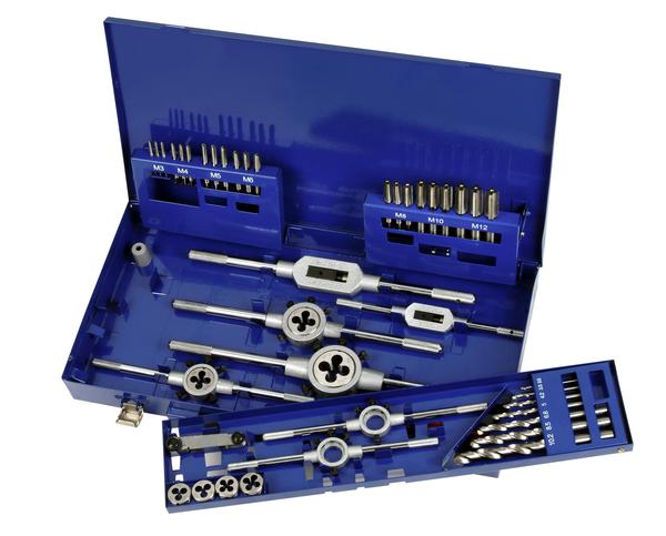 Bohrcraft 60001410044 GW12 Jeu de tarauds machine 44 pièces M3-M12