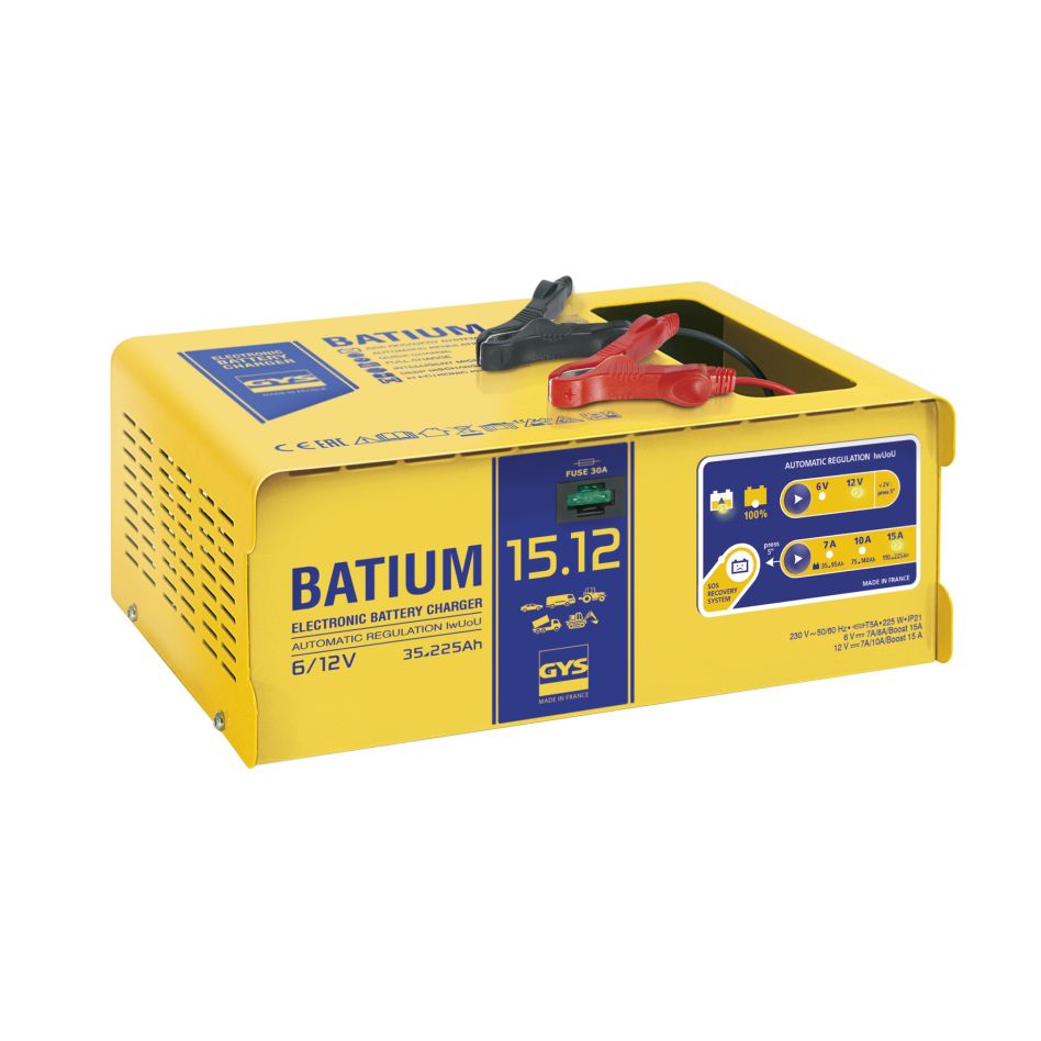 Gys 5192024519 Chargeur de batterie automatique 15/12 BATIUM