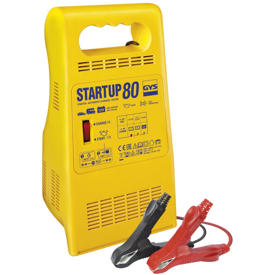 Gys 5192024922 Chargeur de batterie automatique 12V Start UP 80 