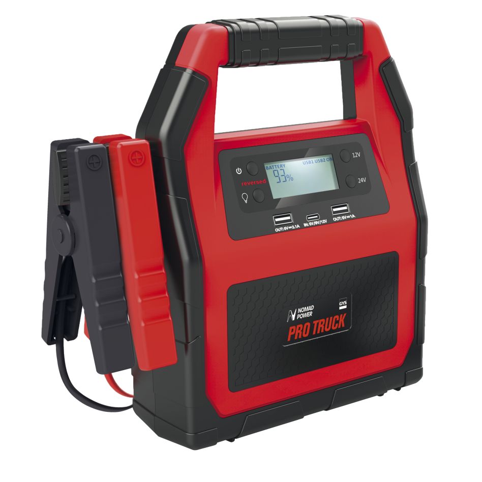 Gys 5192027527 Booster de démarrage Nomad Power PRO TRUCK lithium 12/24V