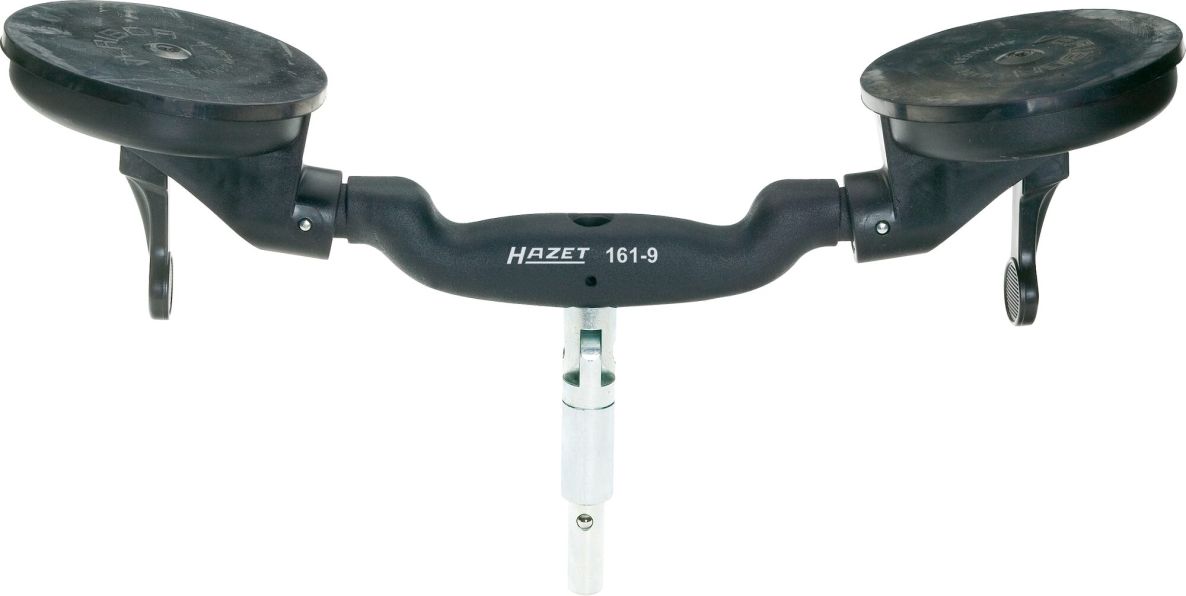 Hazet 161-9 Double ventouse &agrave; charni&egrave;re et pistons pivotants de &oslash; 120 mm