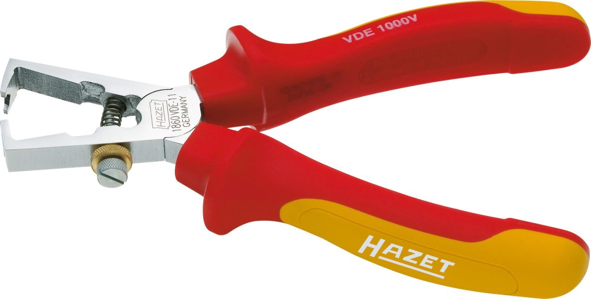 Hazet 1860VDE-11 Pince à dénuder isolée, longueur 160 mm