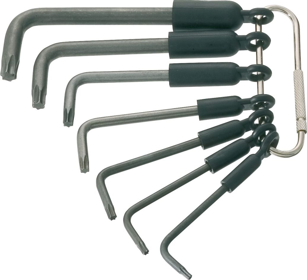 Hazet 2115-T/7R Jeu de tournevis &agrave; angle droit &agrave; profil TORX&reg; interne, 7 pi&egrave;ces